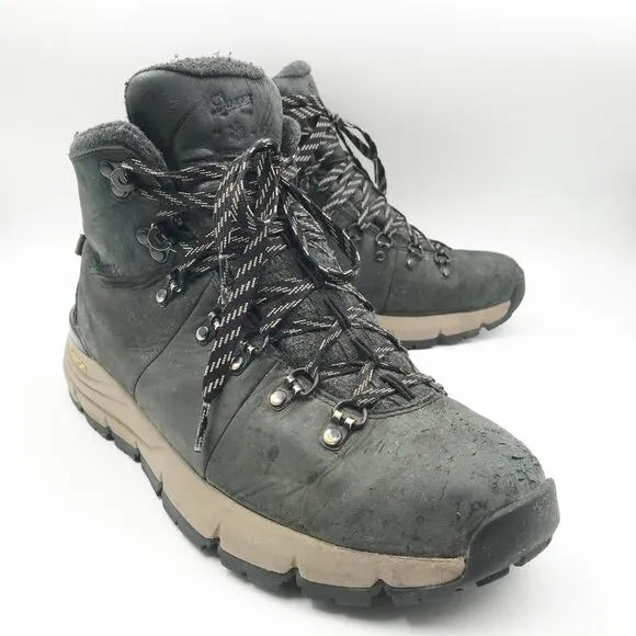 DANNER Mountain 600 4.5&quot; Jet Black 200 gram Boots Hiking Outdoor Womens 10