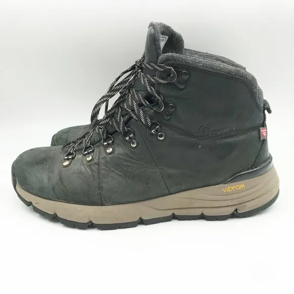 DANNER Mountain 600 4.5&quot; Jet Black 200 gram Boots Hiking Outdoor Womens 10