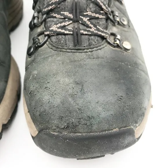 DANNER Mountain 600 4.5&quot; Jet Black 200 gram Boots Hiking Outdoor Womens 10