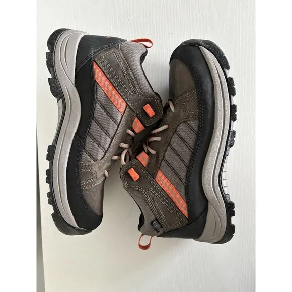 DANNER® RIVERSIDE WOMEN'S 4.5&quot; GRAY/ORANGE ST WORK BOOTS 15347 -Sz 10, Steel Toe