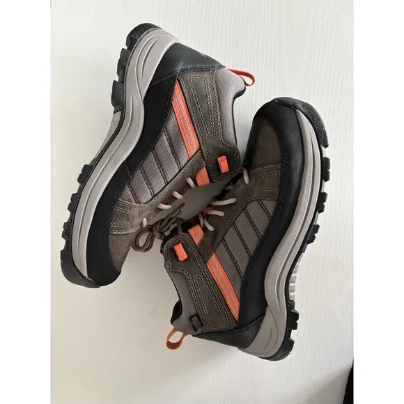 DANNER® RIVERSIDE WOMEN'S 4.5&quot; GRAY/ORANGE ST WORK BOOTS 15347 -Sz 10, Steel Toe