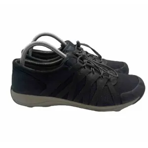 Dansko Henriette Women's Sz 9.5 US Shoes Gray Suede No Tie Laces Comfort Sneaker