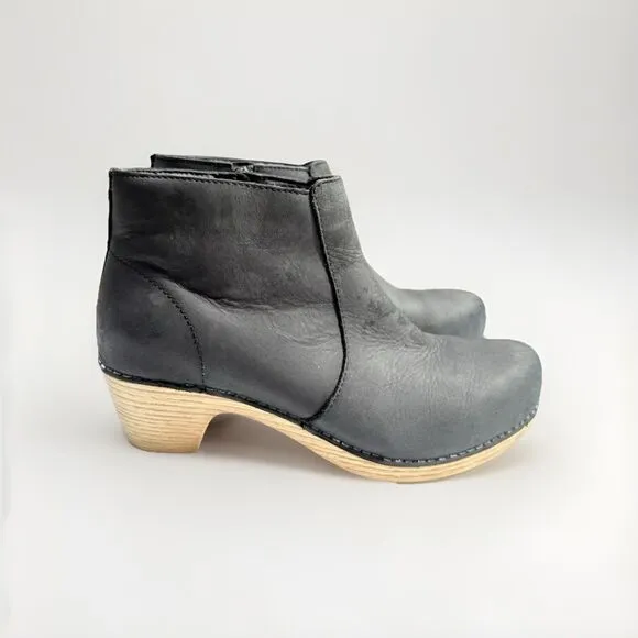 Dansko Maria Black Nubuck Boots EU 38