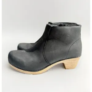 Dansko Maria Black Nubuck Boots EU 38