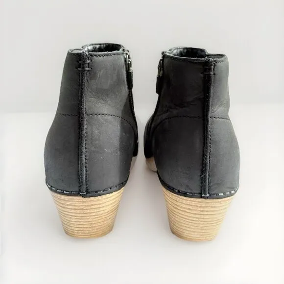 Dansko Maria Black Nubuck Boots EU 38