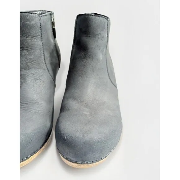 Dansko Maria Black Nubuck Boots EU 38