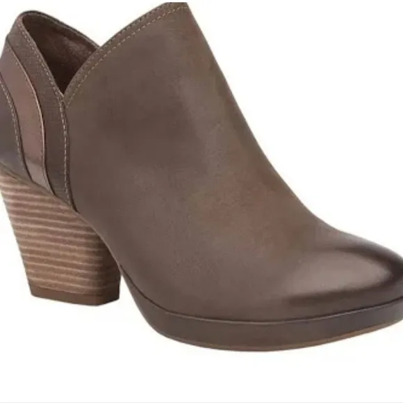 Dansko Women Marcia Ankle Leather Mule Clog shoes boots sz 39/8.5-9