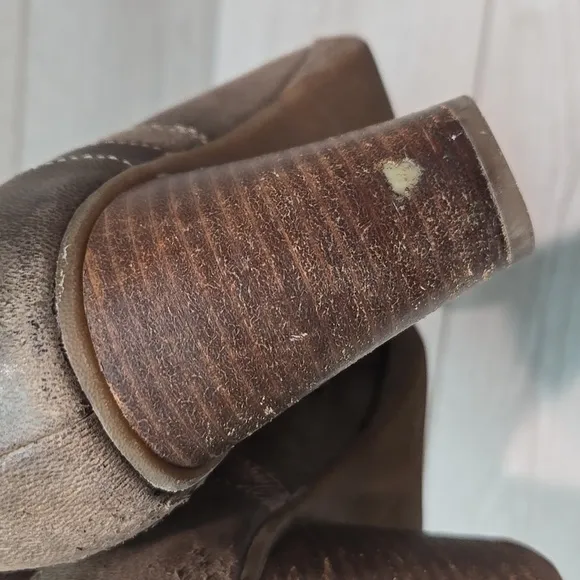Dansko Women Marcia Ankle Leather Mule Clog shoes boots sz 39/8.5-9