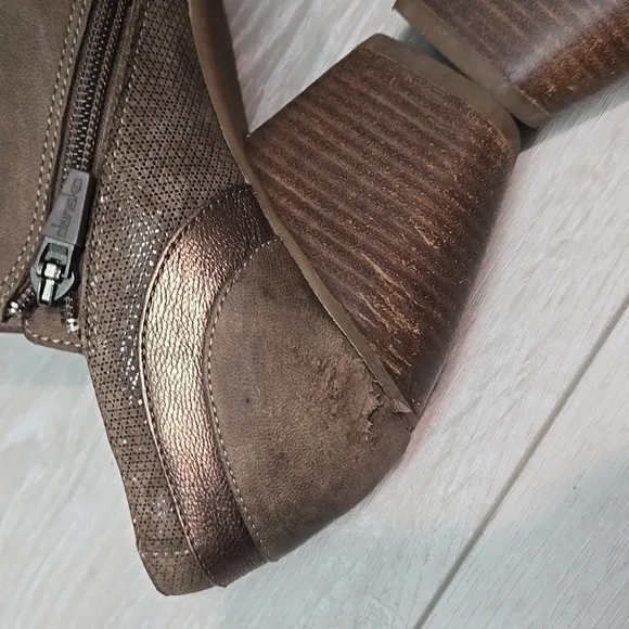 Dansko Women Marcia Ankle Leather Mule Clog shoes boots sz 39/8.5-9