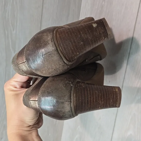 Dansko Women Marcia Ankle Leather Mule Clog shoes boots sz 39/8.5-9