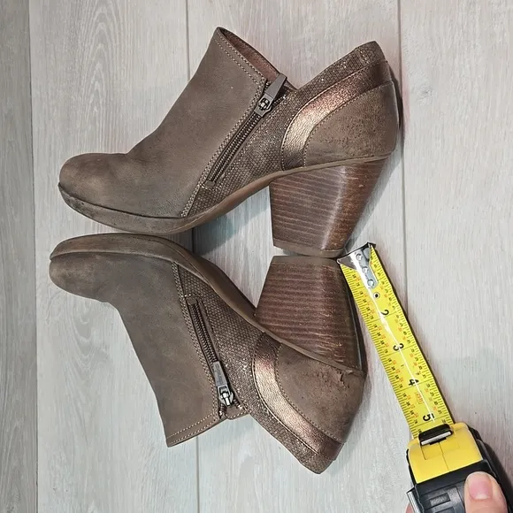 Dansko Women Marcia Ankle Leather Mule Clog shoes boots sz 39/8.5-9