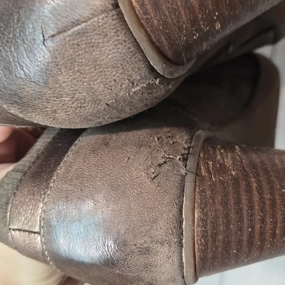Dansko Women Marcia Ankle Leather Mule Clog shoes boots sz 39/8.5-9