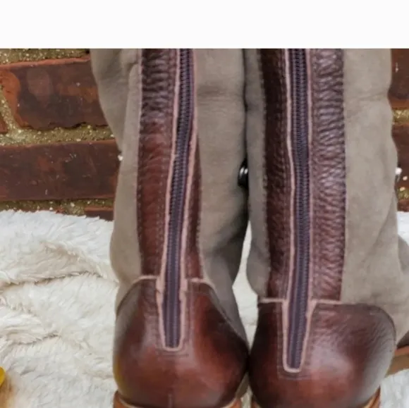 Diane Von Furstenberg Convertible lined boots 9