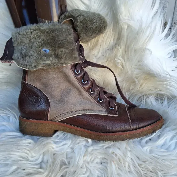 Diane Von Furstenberg Convertible lined boots 9
