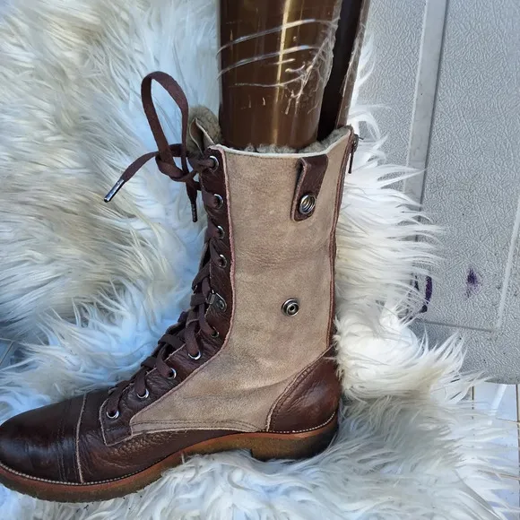 Diane Von Furstenberg Convertible lined boots 9