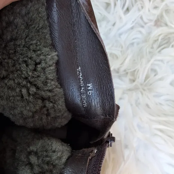 Diane Von Furstenberg Convertible lined boots 9