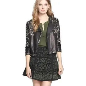 Diane von Furstenberg Flote skater skirt animal print DVF S
