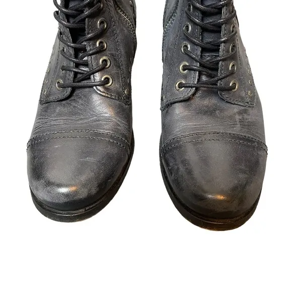 Diesel Sz US 7.5 38 EU Wild Land Arthik Goth Leather Boots Shoes Women