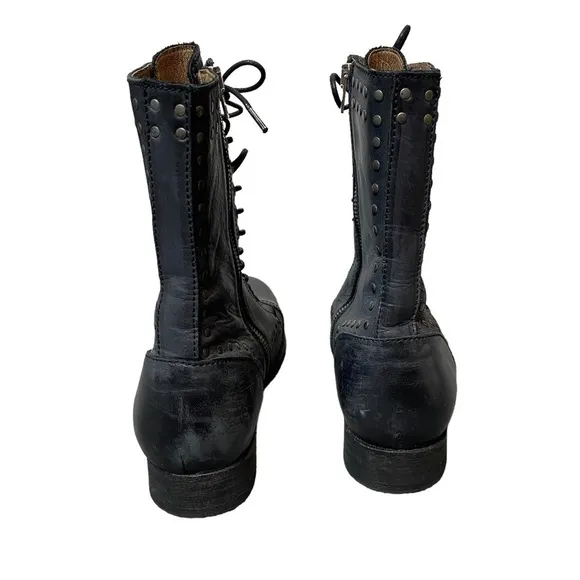 Diesel Sz US 7.5 38 EU Wild Land Arthik Goth Leather Boots Shoes Women