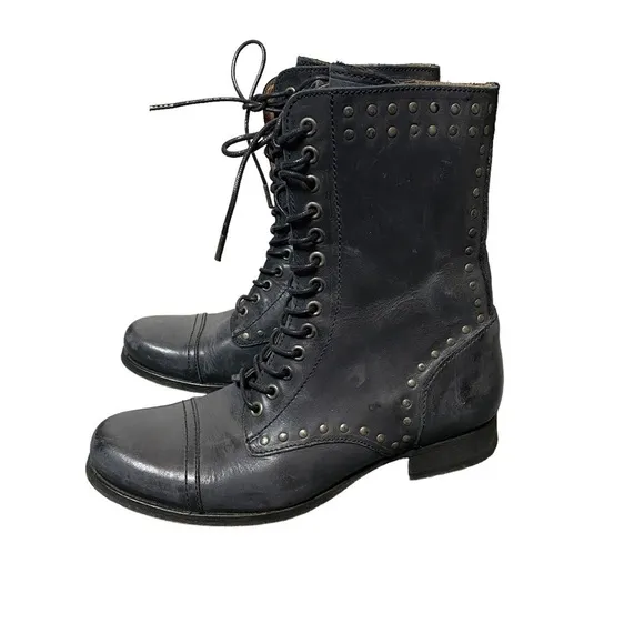 Diesel Sz US 7.5 38 EU Wild Land Arthik Goth Leather Boots Shoes Women