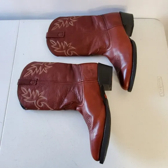 Dingo Leather Cowboy Boots Men's Size 11D Western Pull-on Rodeo Footwear D105981