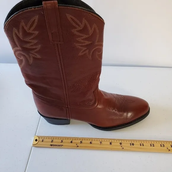 Dingo Leather Cowboy Boots Men's Size 11D Western Pull-on Rodeo Footwear D105981