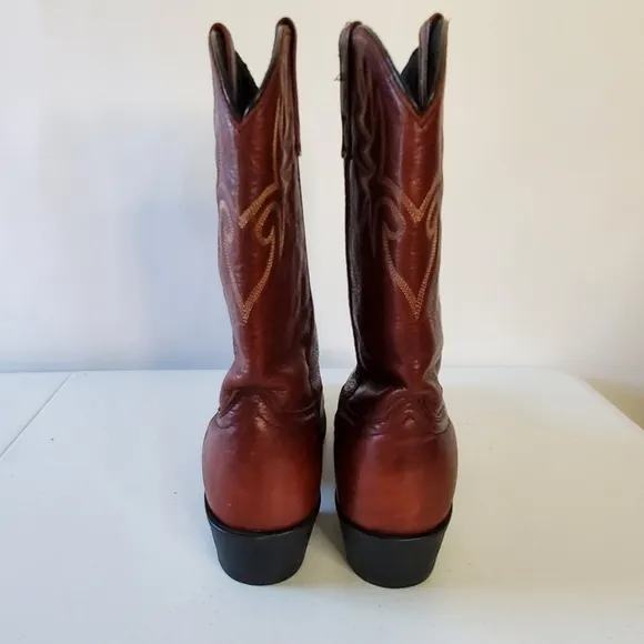 Dingo Leather Cowboy Boots Men's Size 11D Western Pull-on Rodeo Footwear D105981