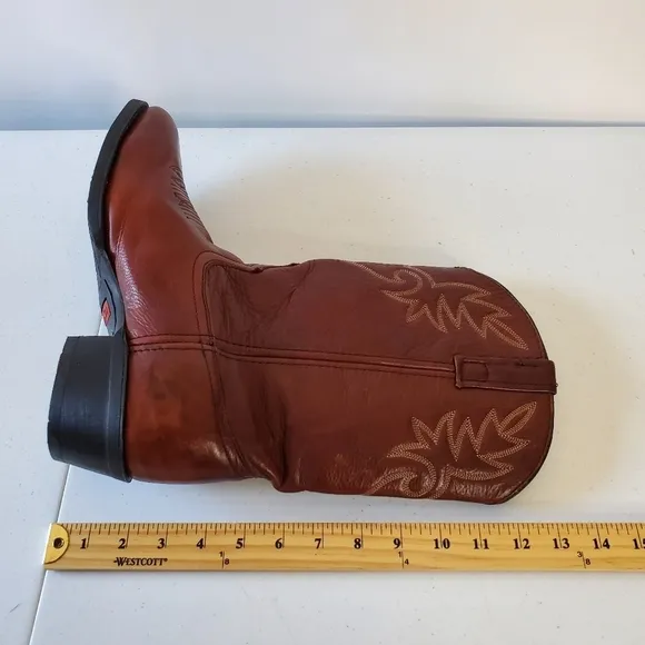 Dingo Leather Cowboy Boots Men's Size 11D Western Pull-on Rodeo Footwear D105981