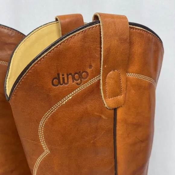 Dingo Leather Western Coastal Cowgirl Cowboy Boots - 5 1/2C