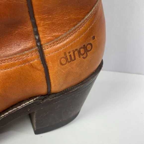 Dingo Leather Western Coastal Cowgirl Cowboy Boots - 5 1/2C