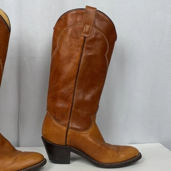 Dingo Leather Western Coastal Cowgirl Cowboy Boots - 5 1/2C