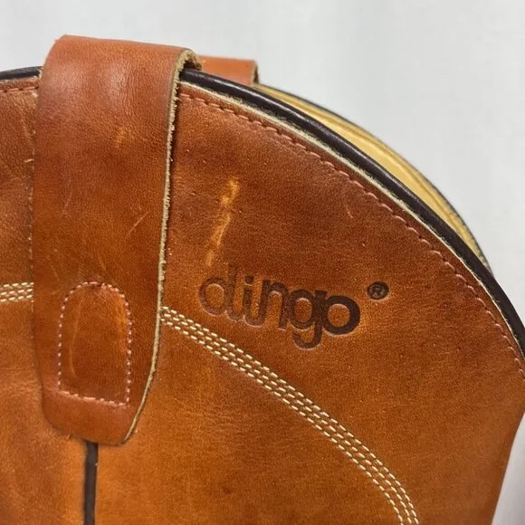 Dingo Leather Western Coastal Cowgirl Cowboy Boots - 5 1/2C