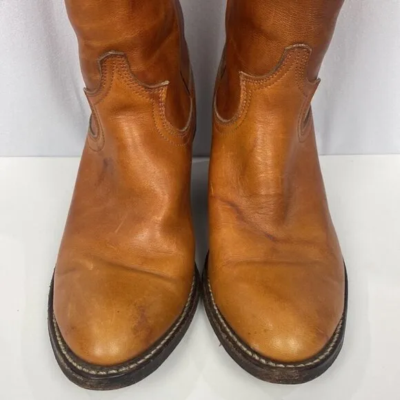 Dingo Leather Western Coastal Cowgirl Cowboy Boots - 5 1/2C