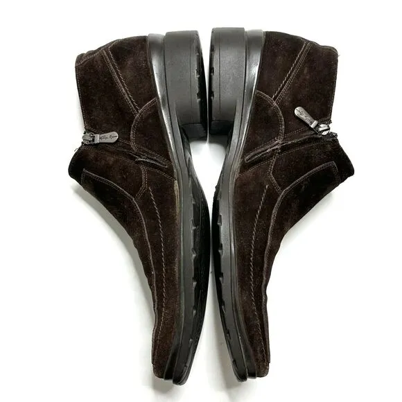 Dino Bigioni Brown Suede Velvet Loafers Italy 42.5 Mens US 9.5 Dress Shoes