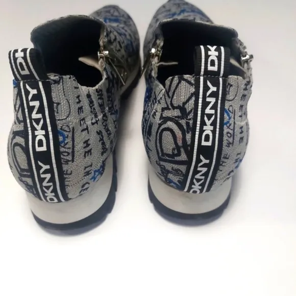 DKNY Stylish Gray and Blue Men's Shoes