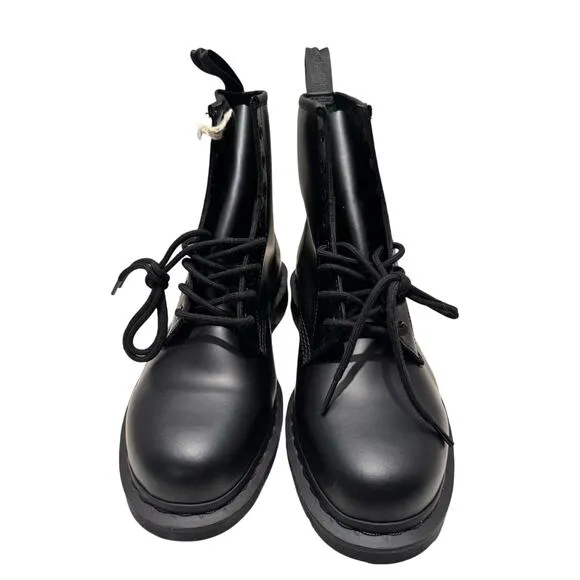 DOC MARTEN'S $170 Aire Wair 1460 Mono Smooth Leather Lace Up Boots M 11 W 12