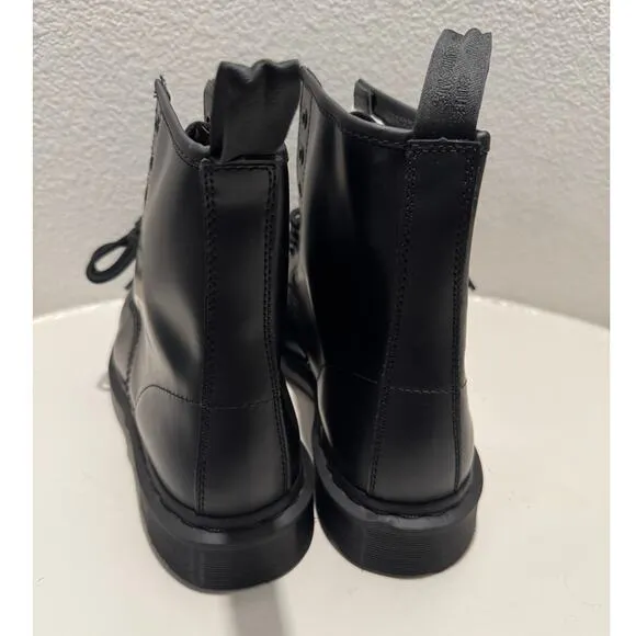 DOC MARTEN'S $170 Aire Wair 1460 Mono Smooth Leather Lace Up Boots M 11 W 12