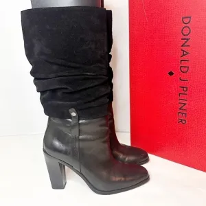 Donald J Pliner Odessa Black Boots 7