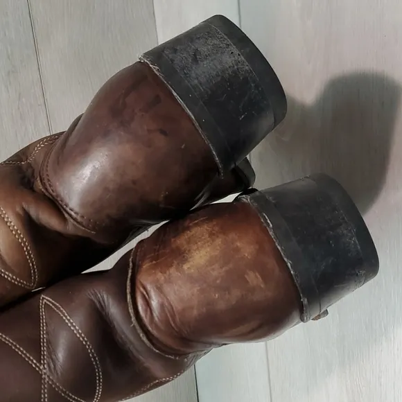 Double H Mens Cowboy V7395267 Western Leather boots shoes sz 9