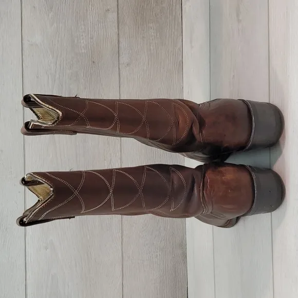 Double H Mens Cowboy V7395267 Western Leather boots shoes sz 9