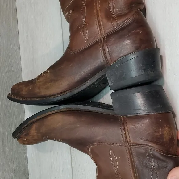 Double H Mens Cowboy V7395267 Western Leather boots shoes sz 9