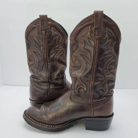 Double H Ranchwell Men's Dark Brown Cowboy Boots DH1554 US Size 7.5D