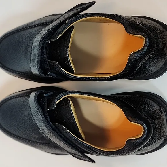 DR. Comfort  Men's Black Leather Shoes 12 W