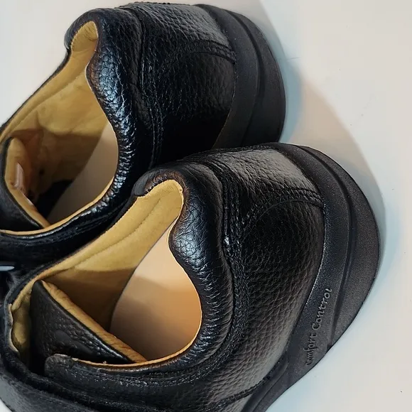 DR. Comfort  Men's Black Leather Shoes 12 W
