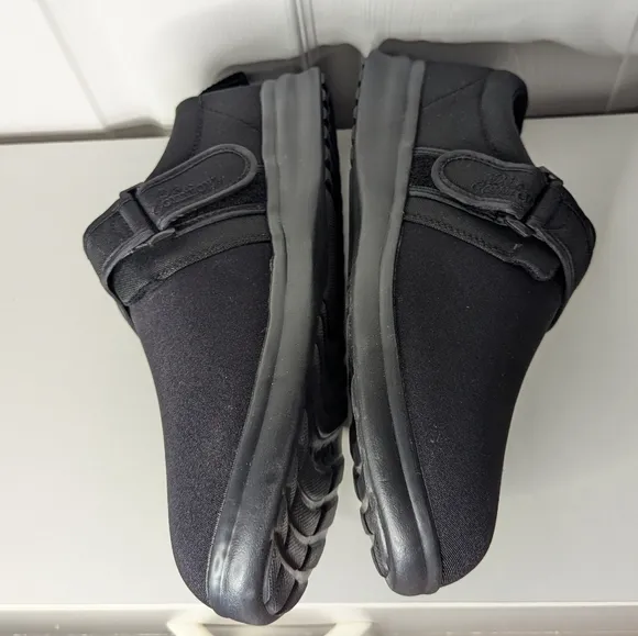 Dr Comfort Mens Size 10.5 W Black Casual Strapped Shoes Sneakers Diabetic Carter