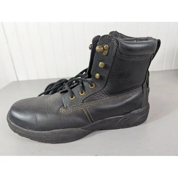 Dr. Comfort Work Boots Men's Protector Black‎ Steel Toe Combat Work Size 12XW