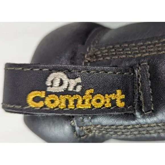 Dr. Comfort Work Boots Men's Protector Black‎ Steel Toe Combat Work Size 12XW