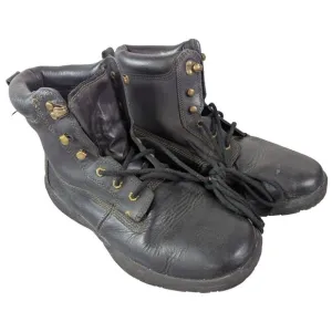 Dr. Comfort Work Boots Men's Protector Black‎ Steel Toe Combat Work Size 12XW