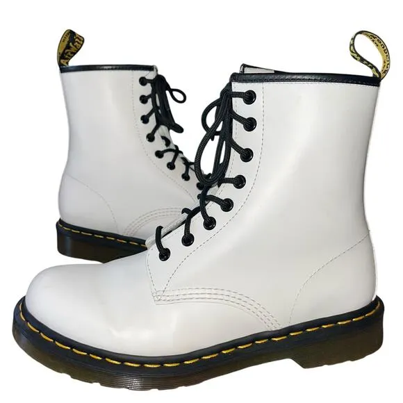Dr Marten Leather Combat Boots
