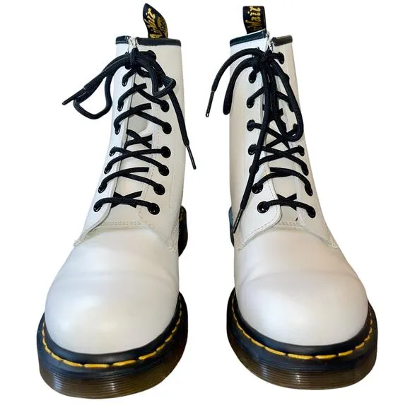 Dr Marten Leather Combat Boots
